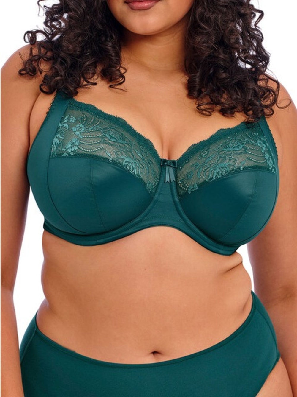 Elomi Morgan Stretch Banded Bra 38H Deep Teal New